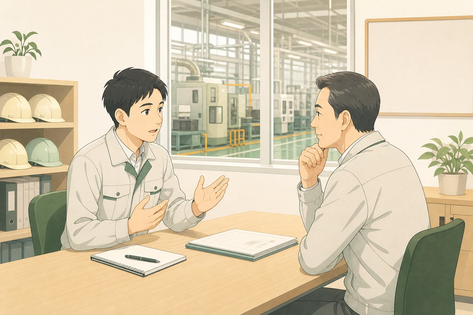 本人へ直接伝えようの内容を表すイラスト