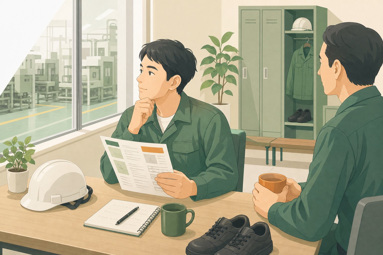 どうしても改善しなければ環境を変えようの内容を表すイラスト