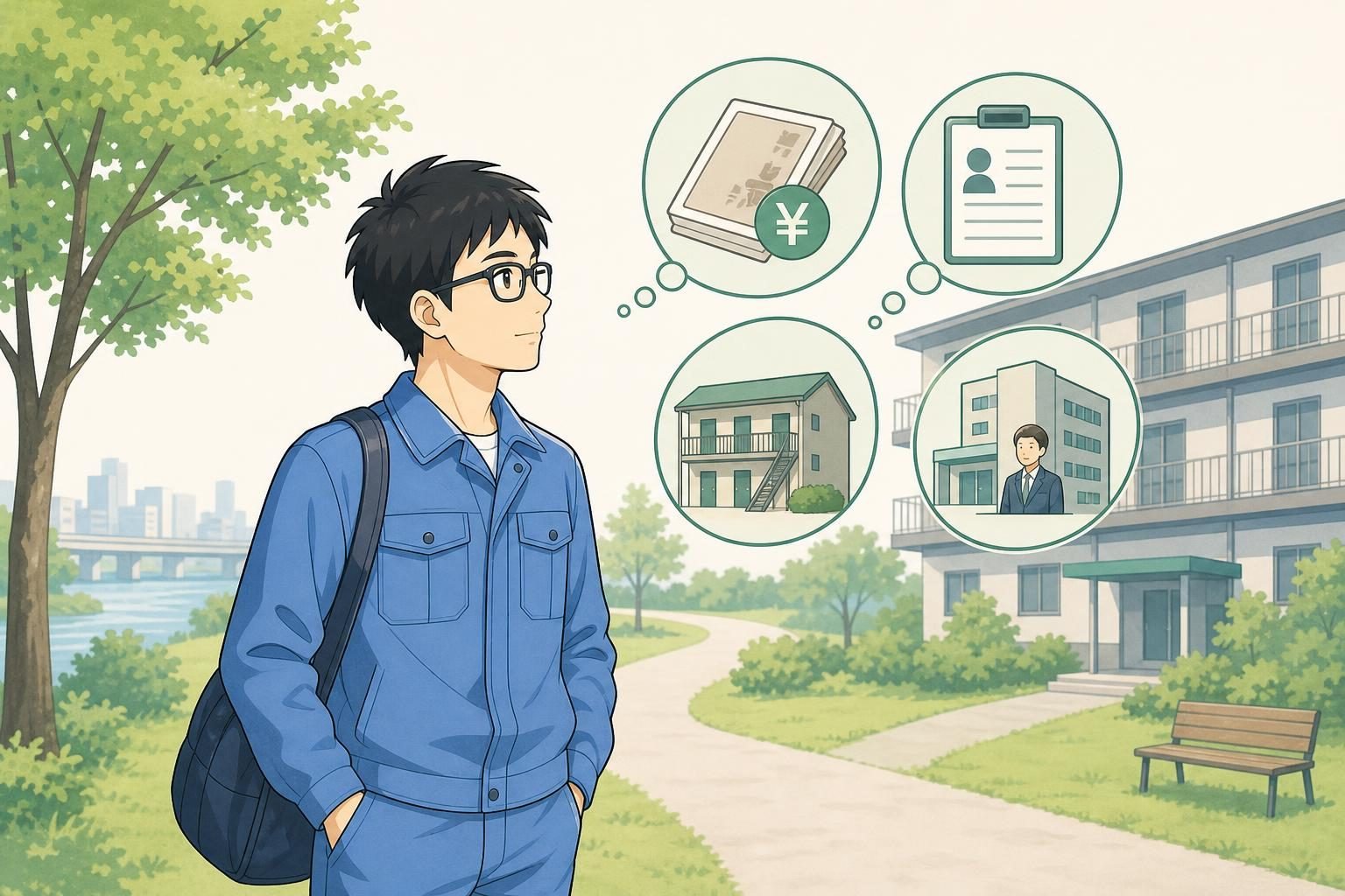 会社が倒産したら従業員に何が起こる可能性がある？の内容を表すイラスト
