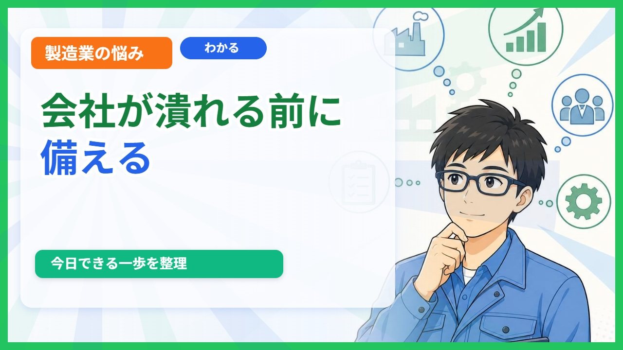 会社が潰れる前兆とは？危険な倒産サインの見分け方と従業員が今できる備えのアイキャッチ画像