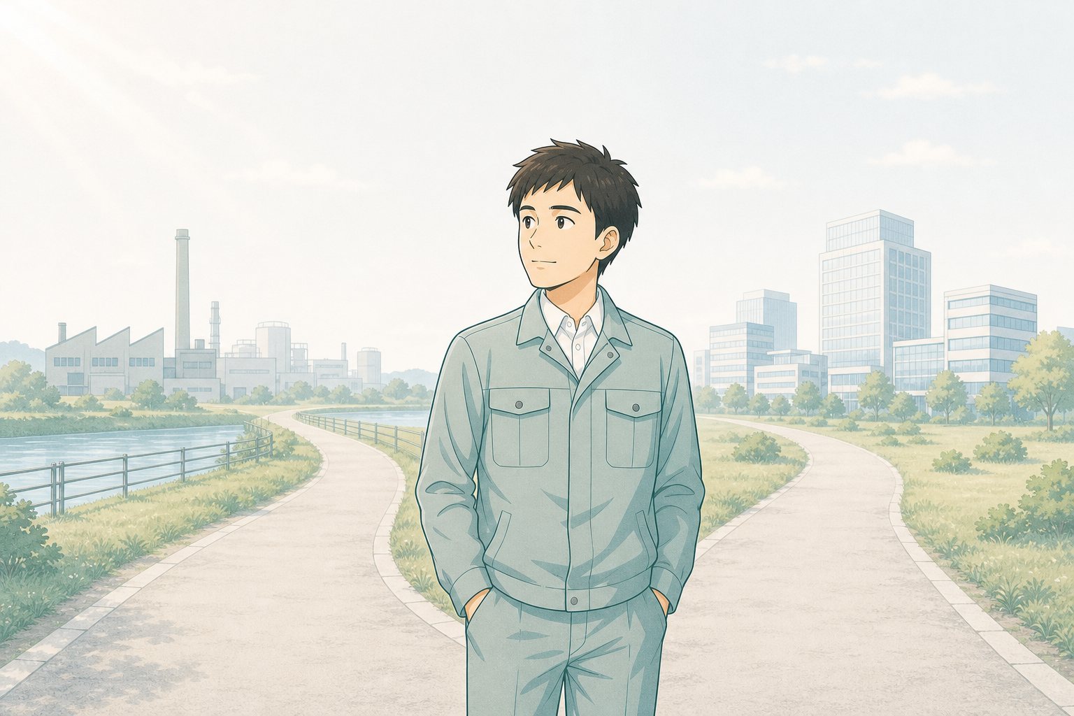成長したいなら転職も選択肢になるの内容を表すイラスト