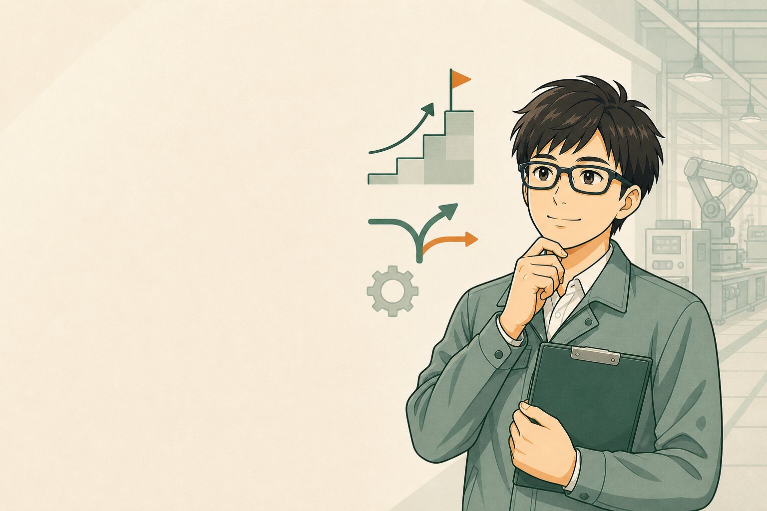 今の会社で年収を上げられないか考えようの内容を表すイラスト