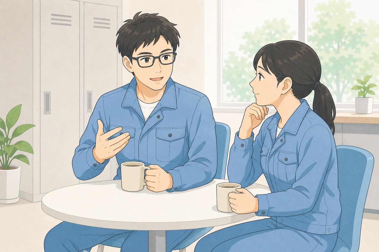同じ会社でも働きやすさが変わる理由の内容を表すイラスト