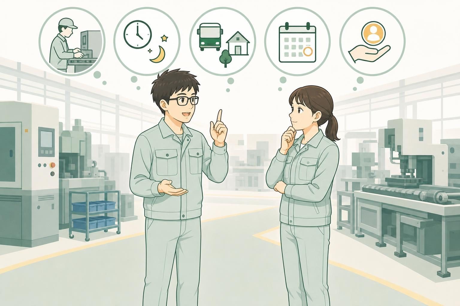 希望に合う支援を受けるための利用方法の内容を表すイラスト