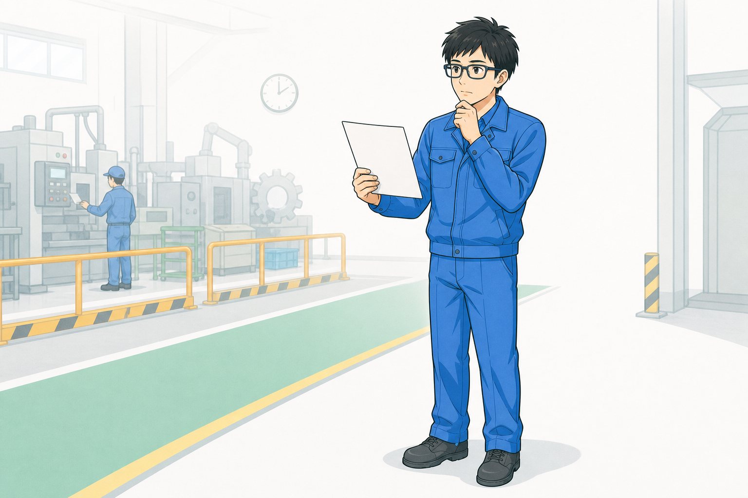 転職するなら残業時間を必ず確認しようの内容を表すイラスト