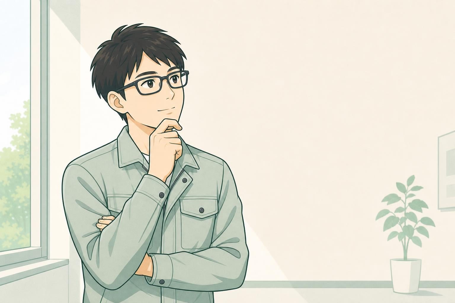 今日の一歩は「変えたいこと」を一つ書くことですの内容を表すイラスト